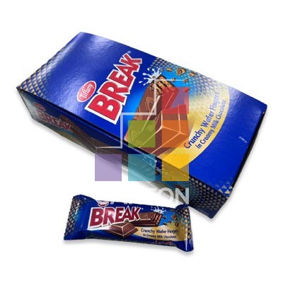 TIFFANY BREAK CRUNCHY WAFER FINGERS IN CREAMY MILK CHOCOLATE 24*14.5GM